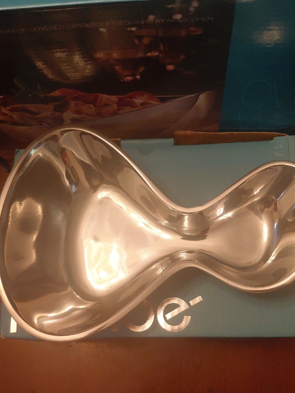 Nambe 9" Ribbon Bowl